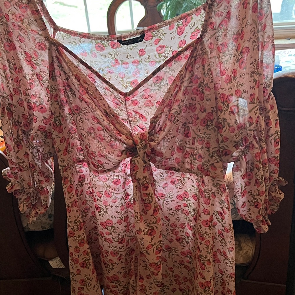 Cato Pink Floral Blouse